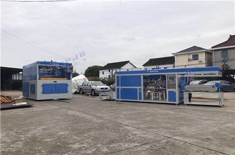 全自動冰箱門板吸塑機